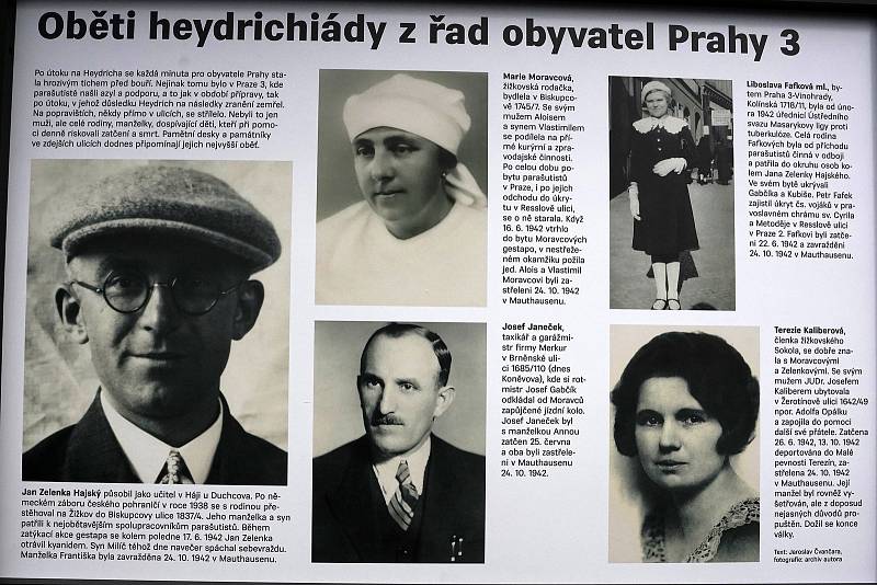 80. výročí heydrichiády- výstava a další aktivity na Praze 3.
