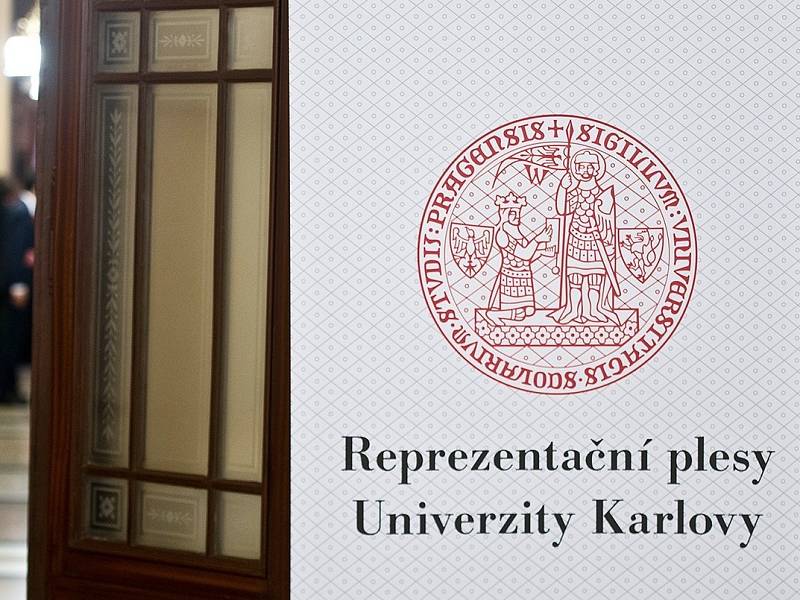 Reprezentační ples pražské Univerzity Karlovy v paláci Žofín v lednu 2018.