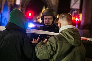 Večer po střelbě v Praze 21. prosince