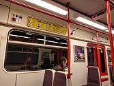 Metro v době koronaviru.