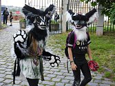 Furry sraz, setkání lidí ve zvířecích kostýmech, v Praze.