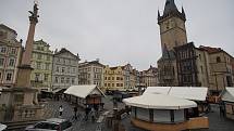 Zahájení vánočních trhů v Praze.