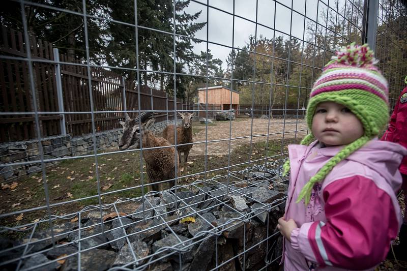 Slavnostní otevření zookoutku Divoká zahrada v pražském Hostivařském lesoparku