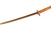 Samurajský meč, velmi nebezpečná zbraň.