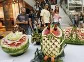 Řezbářští mistři z celé Evropy se pokusili překonat rekord v počtu vyřezaných melounů.