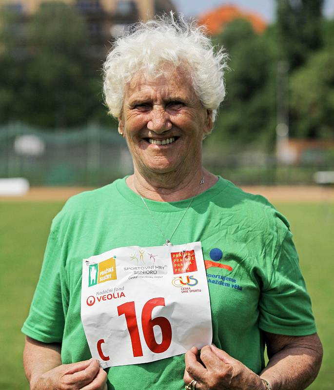 Sportovní hry seniorů České republiky 2017 na Stadionu mládeže Kotlářka.