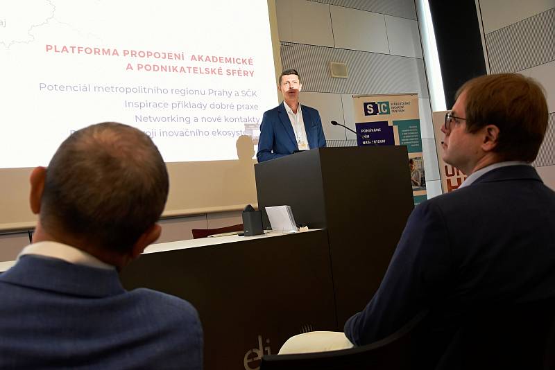 První konference Science4Business v dolnobřežanském laserovém centru ELI Beamlines SIC neboli Středočeské inovační centrum.