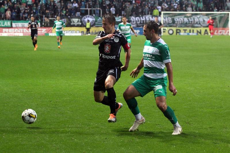 Ze soboty odložený zápas Bohemians - Hradec Králové se v Ďolíčku dohrával hned v pondělí