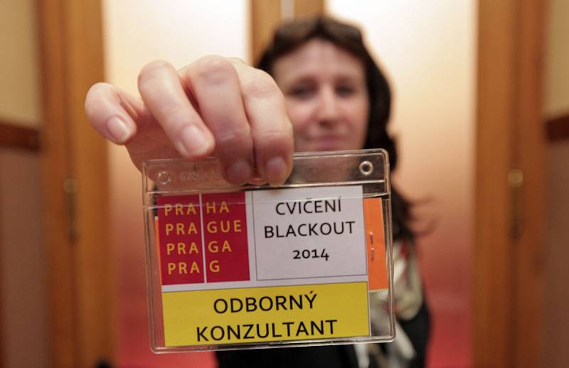 Pražský magistrát (krizový štáb)v rámci středečního cvičení blackout