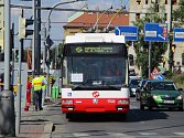 Trolejbus 24Tr v Praze.