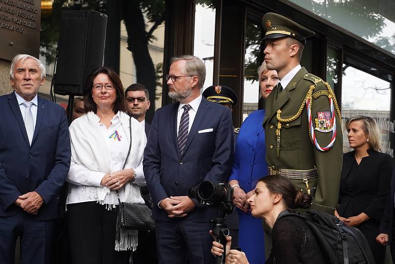 Uctění památky padlých v souvislosti s 54. výročím okupace Československa vojsky zemí Varšavské smlouvy.