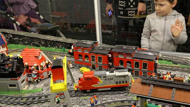 Výstava modelů z Lego kostek na Výstavišti Holešovice.