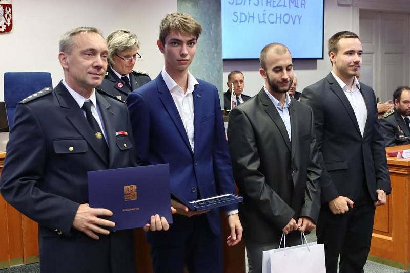 Reprezentanti Středočeského kraje byli oceněni za úspěchy v požárním sportu.