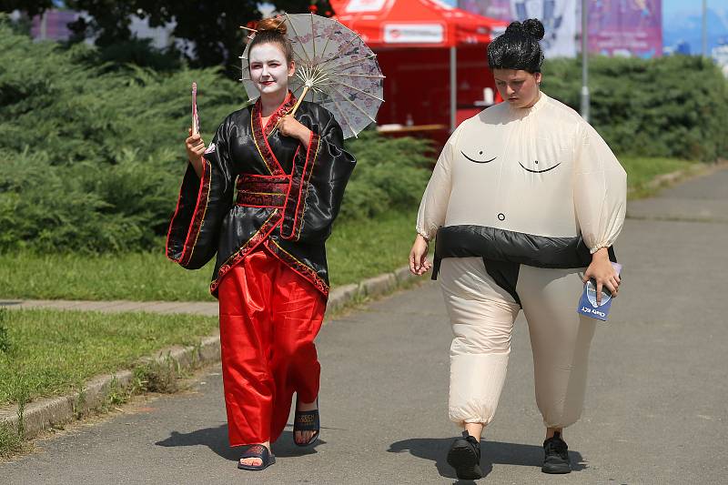 Z Olympijského festivalu v pražské Stromovce v pátek 23. července 2021.