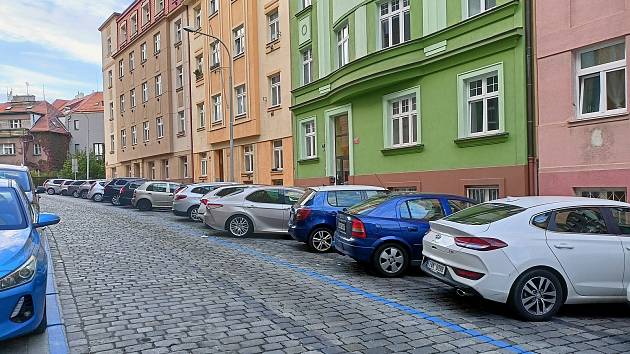 Změna systému parkování v ulici Horní, Praha 4 - Nusle.