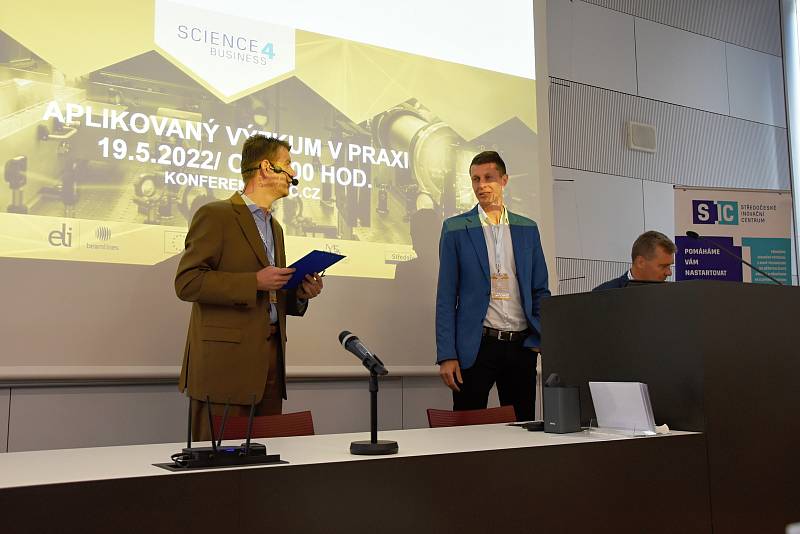 První konference Science4Business v dolnobřežanském laserovém centru ELI Beamlines SIC neboli Středočeské inovační centrum.