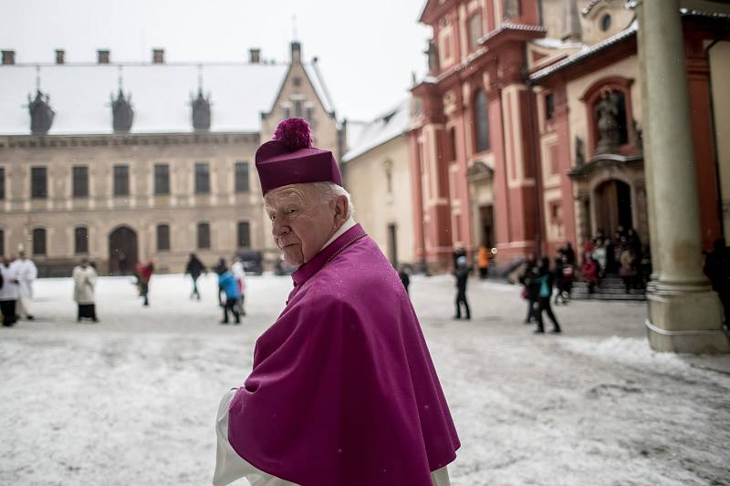 Tradiční setkání řeholníků, řeholnic a zasvěcených osob s pražským biskupem Karlem Herbstem