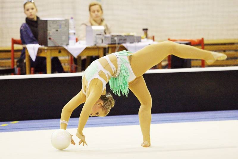 Pražské závody v moderní gymnastice vyhrála Kateřina Blažková.