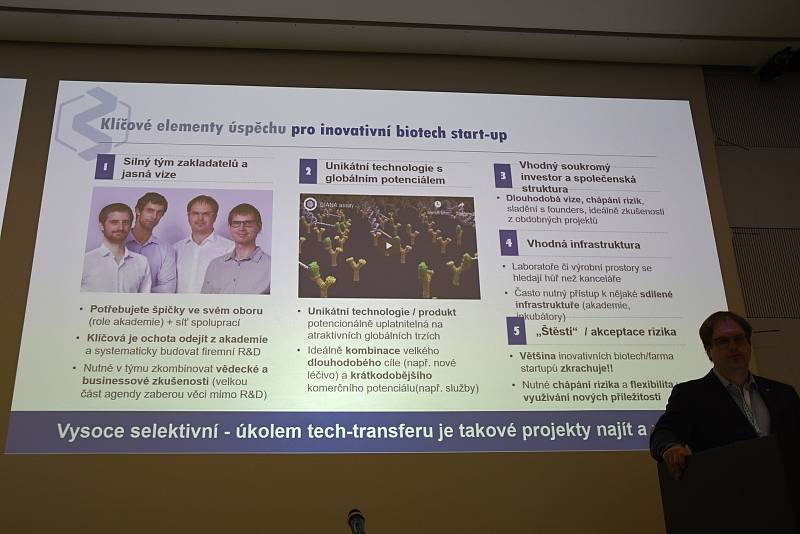 První konference Science4Business v dolnobřežanském laserovém centru ELI Beamlines SIC neboli Středočeské inovační centrum.