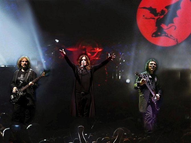 Z koncertu kapely Black Sabbath.