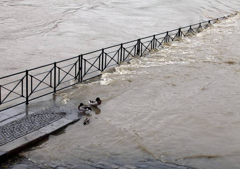 Povodně v Praze – pondělí 3.června.