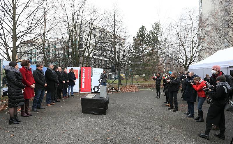 Slavnostní zahájení stavby P+R parkoviště Nové Butovice.