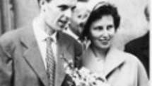 Svatba s Františkou Patočkovou v roce 1961.