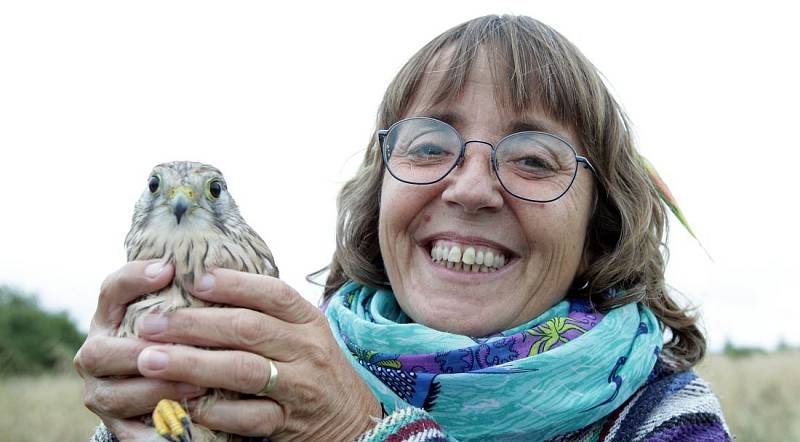 Herečka Bára Hrzánová vypouštěla na svobodu vyléčené poštolky