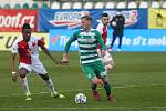 Utkání fotbalové FORTUNA:LIGY mezi Bohemians 1905 a Slavií Praha skončilo 0:0.