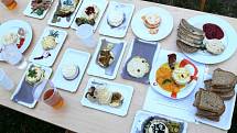 Šestý ročník soutěže o nejlepší hermelín Velká sýrová nakládačka se konal v úterý 19.června v zahradě KC Kampa.