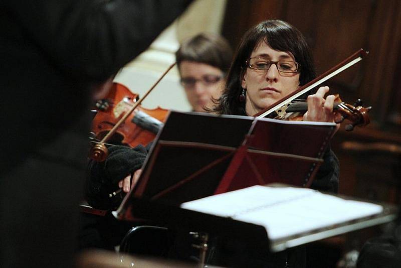 Adventní koncert v chrámu svatého Mikuláše na Staroměstském náměstí v Praze.