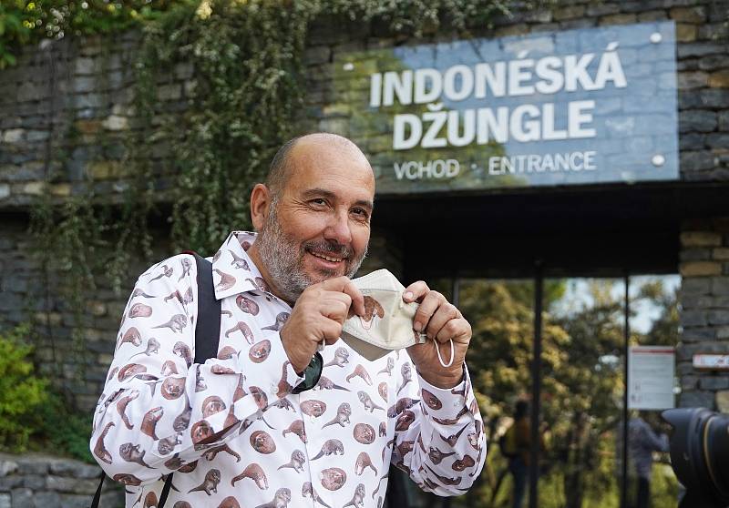 Zoo Praha představila v neděli 15. května 2022 pár luskounů krátkoocasých.