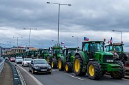 Pondělní demonstrace zemědělců v Praze