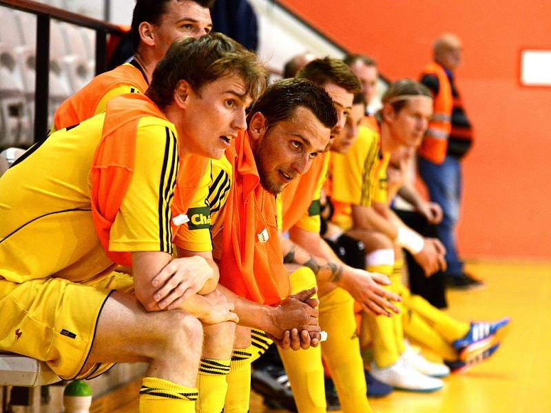 IV. zápas čtvrtfinále play off Chance futsal ligy: AC Sparta Praha - Nejzbach Vysoké Mýto 3:2 (2:1), 26. dubna 2016.