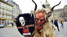 Krampusáci v Praze.