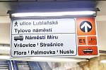 Dopravní podnik hl. m. Prahy ve spolupráci s Ropidem testuje ve stanicích metra nový navigační systém.