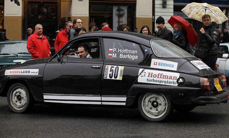 Rallye Praha Revival 2017.  Václavské náměstí