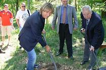 V rámci projektu Kořeny osobností zasadili 6. května dva stromy v botanické zahradě v Praze-Troji držitelé Zlatého míče, Josef Masopust a Pavel Nedvěd.