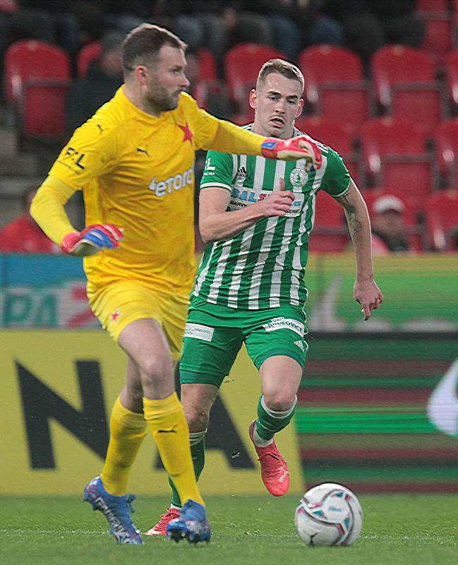 Vršovické derby ovládla Slavia. V Edenu porazili Bohemians 1:0.