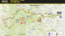 Mapa jedné z tras letošního ročníku závodu L'Etape