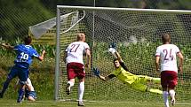 Sparťané v generálce remizovali s Dynamem Moskva 2:2. Její góly stříleli Hložek s Polidarem.