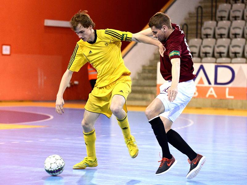 IV. zápas čtvrtfinále play off Chance futsal ligy: AC Sparta Praha - Nejzbach Vysoké Mýto 3:2 (2:1), 26. dubna 2016.