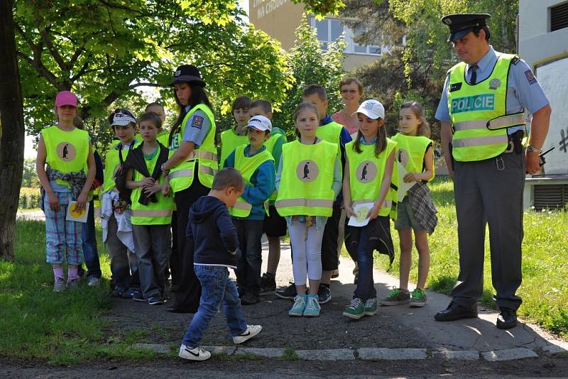 Z policejní preventivní akce Smajlík v pražských Záběhlicích.