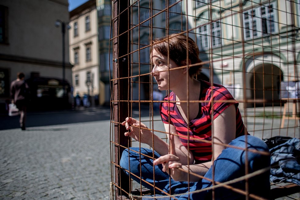 Pražský deník | Protest proti kožešinovým farmám | fotogalerie