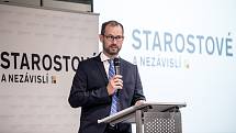 Hnutí Starostové a nezávislí (STAN) schvalovalo 24. srpna v Praze na programové konferenci volební program pro sněmovní volby. Na snímku Jan Farský.