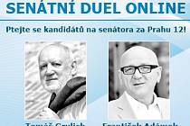 Senátní duel s kandidáty do Senátu za Prahu 12