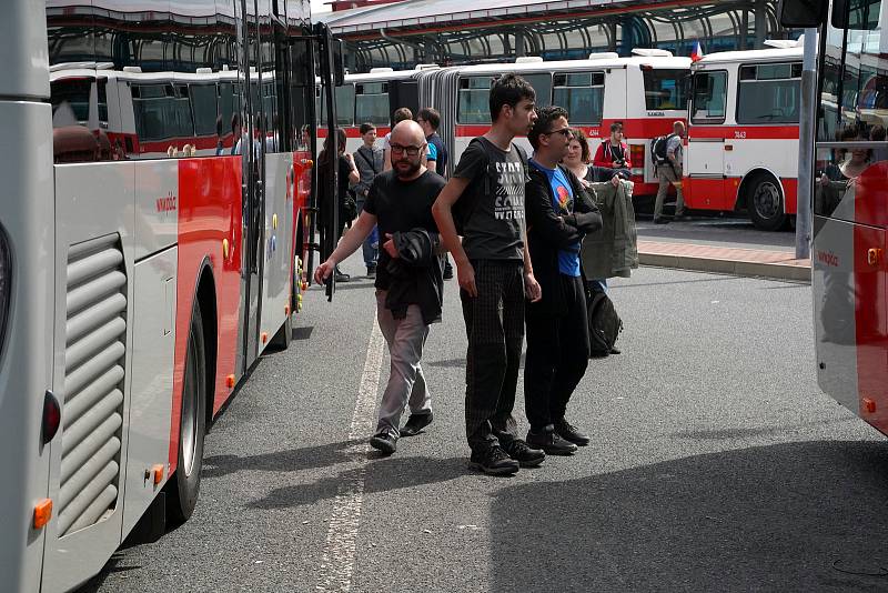 Autobusový den PID v Letňanech.