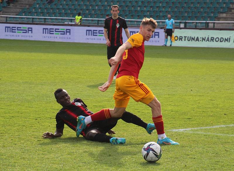 Dukla v druholigovém pražském derby na Julisce porazila Žižkov 3:1.