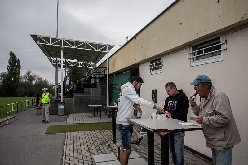 Zápas Pražského přeboru mezi SK Horní Měcholupy a Dukla Jižní Město 