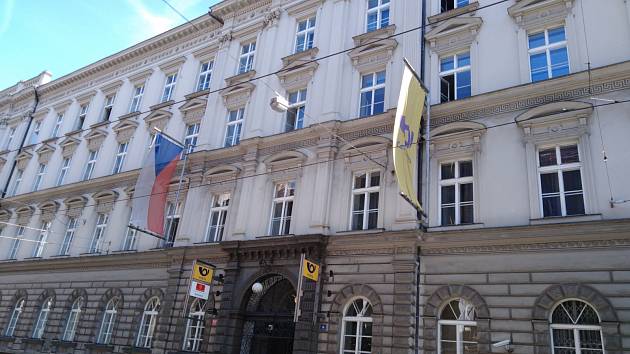 Hlavní pošta v Praze.